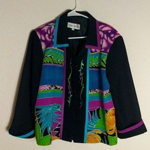 VTG Nancy Bolen City Girl Blazer Large